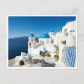 Carte postale - Santorin en Méditerranée (Devant)