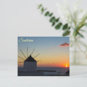 Carte Postale Santorin, Grèce (Debout devant)