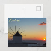 Carte Postale Santorin, Grèce (Devant / Derrière)
