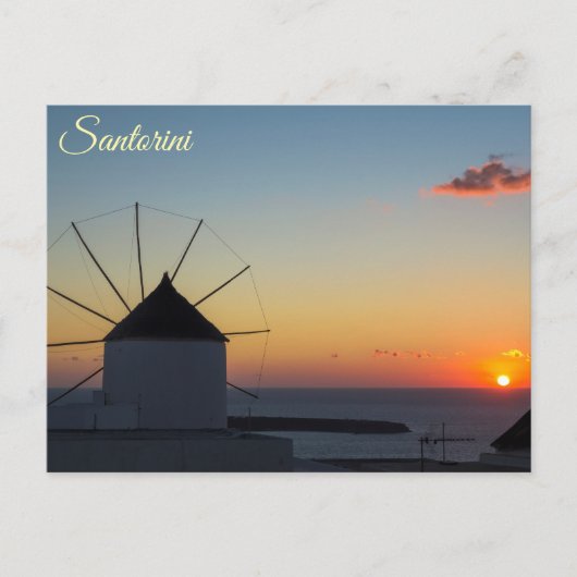 Carte Postale Santorin, Grèce (Devant)