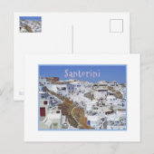 Carte Postale Santorin Grèce (Devant / Derrière)