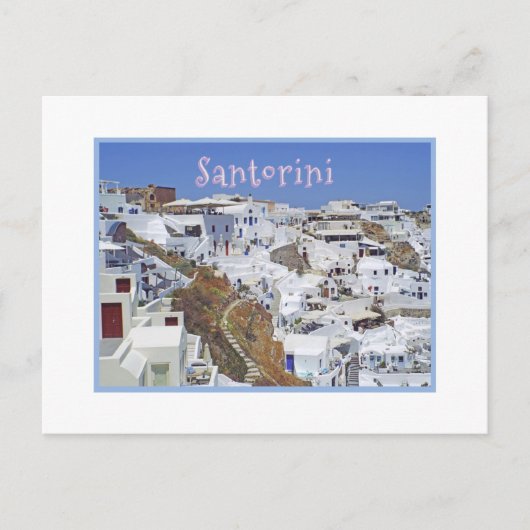 Carte Postale Santorin Grèce (Devant)