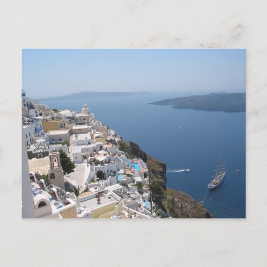Carte postale Santorin Grèce (Devant)