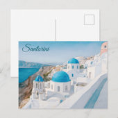 Carte Postale Santorin, Grèce (Devant / Derrière)