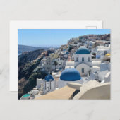 Carte Postale Santorin Grèce (Devant / Derrière)