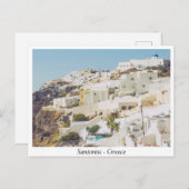 Carte Postale Santorin, Grèce (Devant / Derrière)