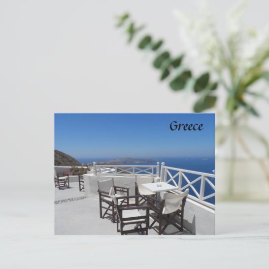 Carte Postale Santorin, Grèce (Debout devant)