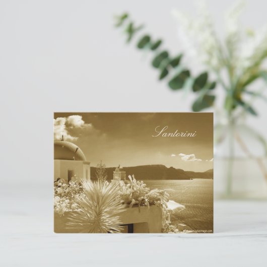 Carte Postale Santorin, Grèce (Debout devant)