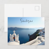 Carte Postale Santorin Grèce (Devant / Derrière)