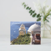 Carte Postale Santorin, Grèce (Debout devant)
