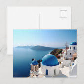 Carte Postale Santorin Grèce (Devant / Derrière)