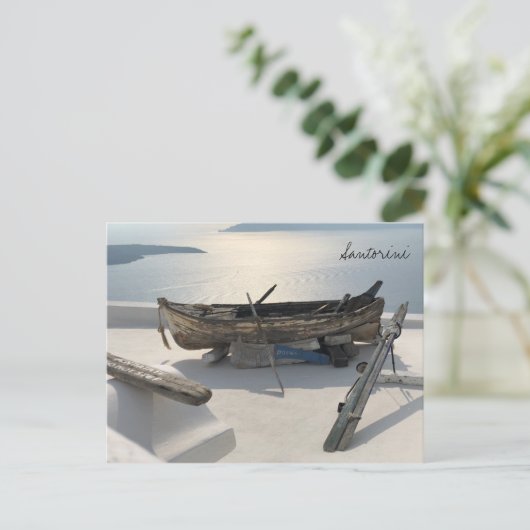 Carte Postale Santorin Grèce (Debout devant)