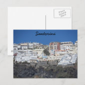 Carte Postale Santorin, Grèce (Devant / Derrière)