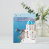Carte Postale Santorin, Grèce (Debout devant)