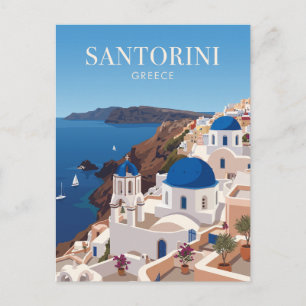 Carte Postale Santorin Grèce