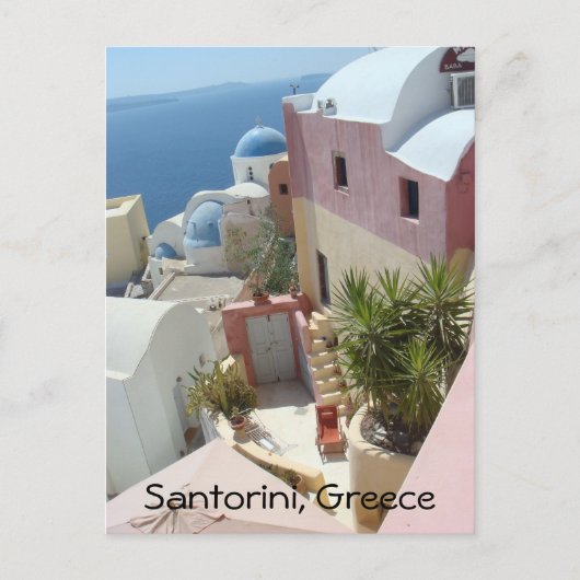 Carte Postale Santorin, Grèce (Devant)