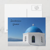 Carte Postale Santorin, Grèce (Devant / Derrière)