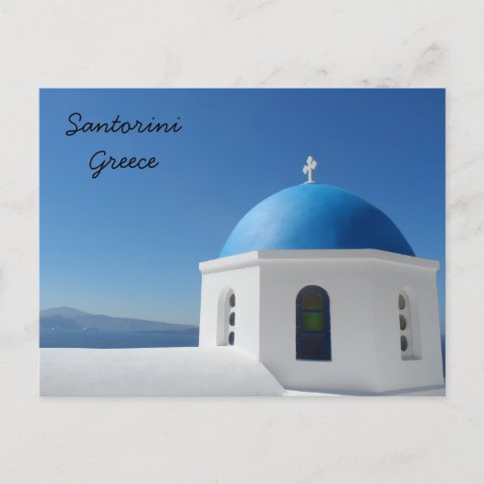 Carte Postale Santorin, Grèce (Devant)