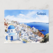 Carte Postale Santorin Grèce (Devant)