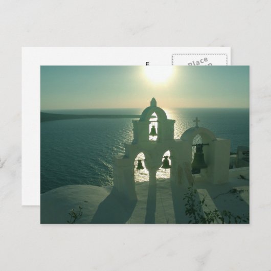 Carte Postale Santorin Grèce (Devant / Derrière)