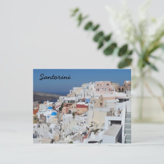 Carte Postale Santorin, Grèce (Debout devant)