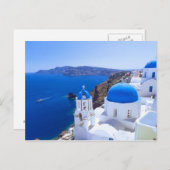 Carte Postale Santorin, Grèce (Devant / Derrière)