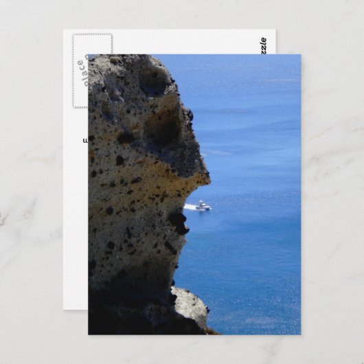 Carte Postale Santorin Grèce (Devant / Derrière)