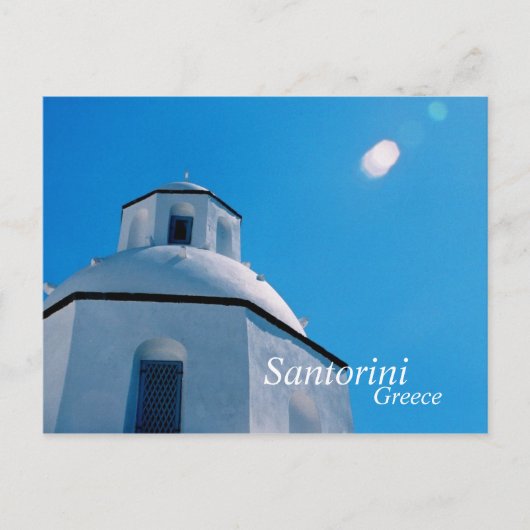 Carte postale Santorin, Grèce (Devant)