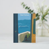 Carte Postale Santorin, Grèce (Debout devant)