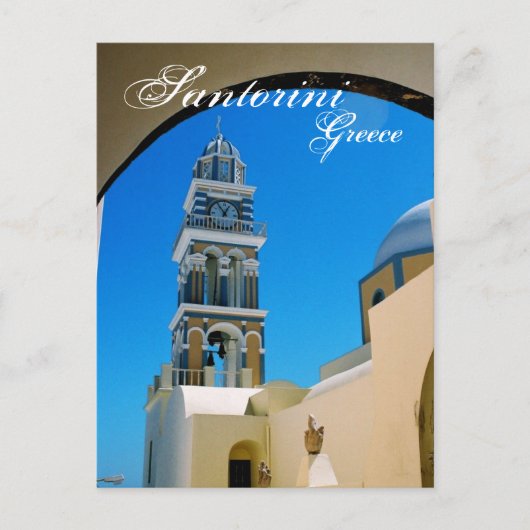 Carte postale Santorin, Grèce (Devant)