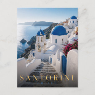 Carte Postale Santorin Grèce Oia Caldera REALMS
