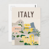 Carte Postale Santorin Italie (Devant / Derrière)