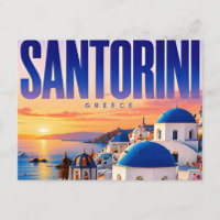 🌊 Santorin Moderne Île Skyline Style 🌊