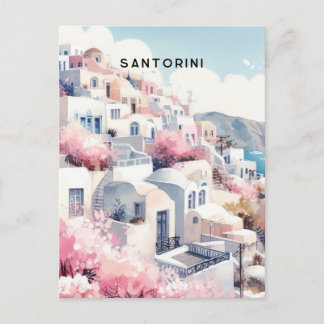 Carte Postale santorini