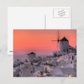 Carte Postale Santorini, Grèce (Devant / Derrière)