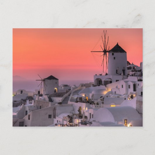 Carte Postale Santorini, Grèce (Devant)