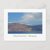 CARTE POSTALE SANTORINI, GRÈCE (Devant)