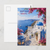 Carte Postale santorini grèce île (Devant / Derrière)