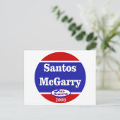 Carte Postale Santos McGarry en 2008 (Debout devant)