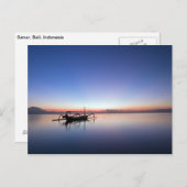 Carte Postale Sanur, Bali, Indonésie (Devant / Derrière)