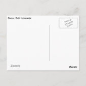 Carte Postale Sanur, Bali, Indonésie (Dos)