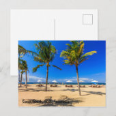 Carte Postale Sanur Beach, Bali, Indonésie (Devant / Derrière)