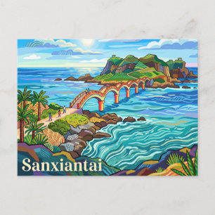 Carte Postale Sanxiantai, Taitung, Taïwan