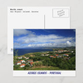 Carte Postale Sao Miguel, Açores (Devant / Derrière)