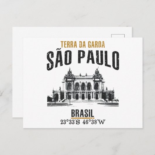Carte Postale São Paulo (Devant / Derrière)