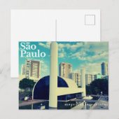 Carte Postale São Paulo - mémorial de l'Amérique latine (Devant / Derrière)