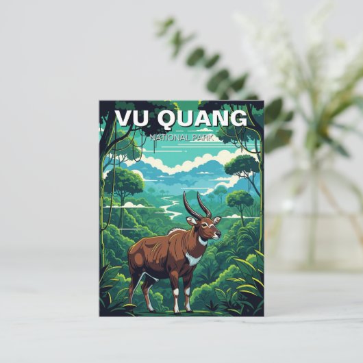 Carte Postale Saola in Vu Quang National Park Vietnam Travel (Debout devant)