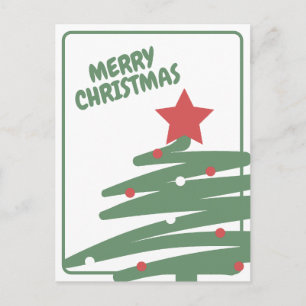 Carte Postale Sapin de Noël