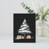 Carte Postale sapin de Noël (Debout devant)