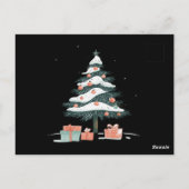 Carte Postale sapin de Noël (Dos)